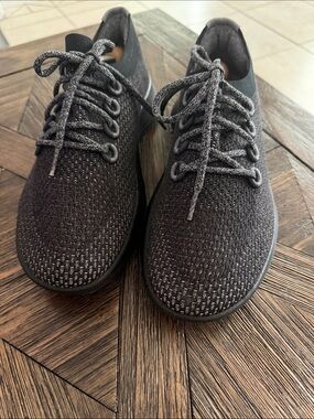 Allbirds Tree Dashers Women’s Size 10.5 Black Running Sneakers Athletic Shoes